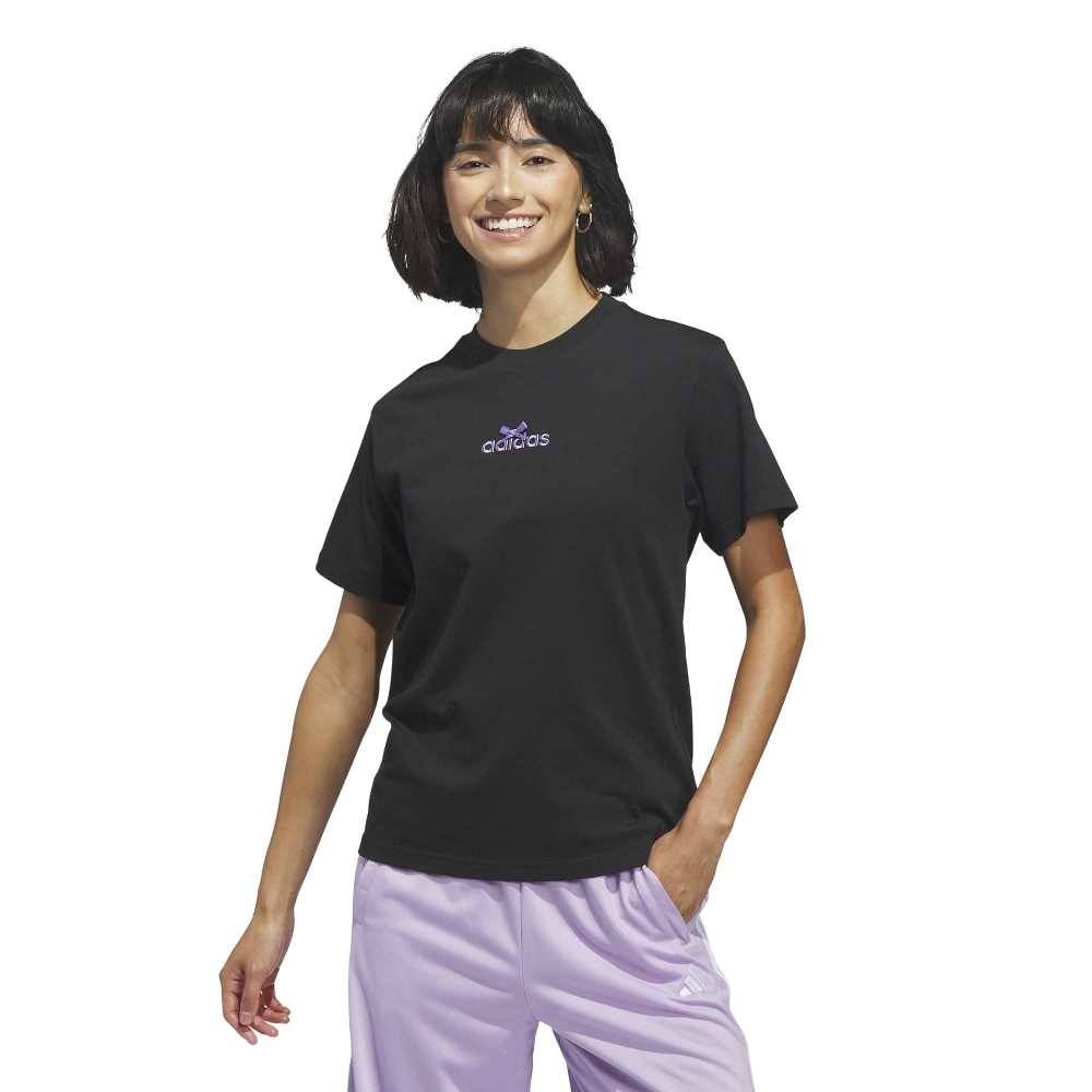 ADIDAS BOW ON LINEAR LOGO GRAPHIC T-SHIRT