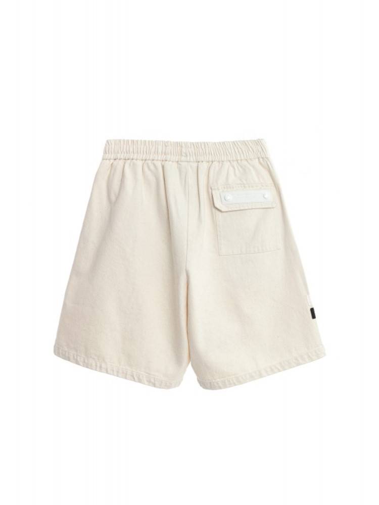 MWM TEDDY BEAR DENIM SHORTS FLOCK PATCH
