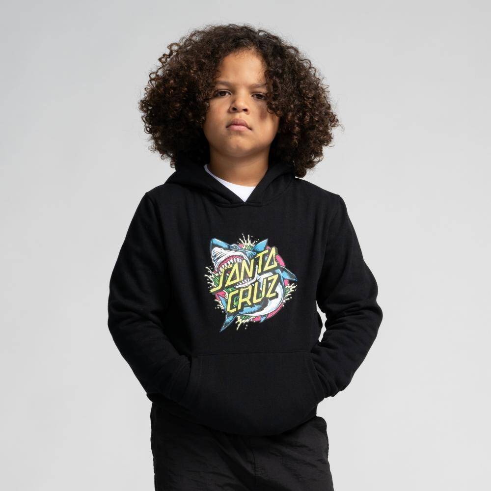 SANTA CRUZ YOUTH SHARK DOT FRONT HOOD