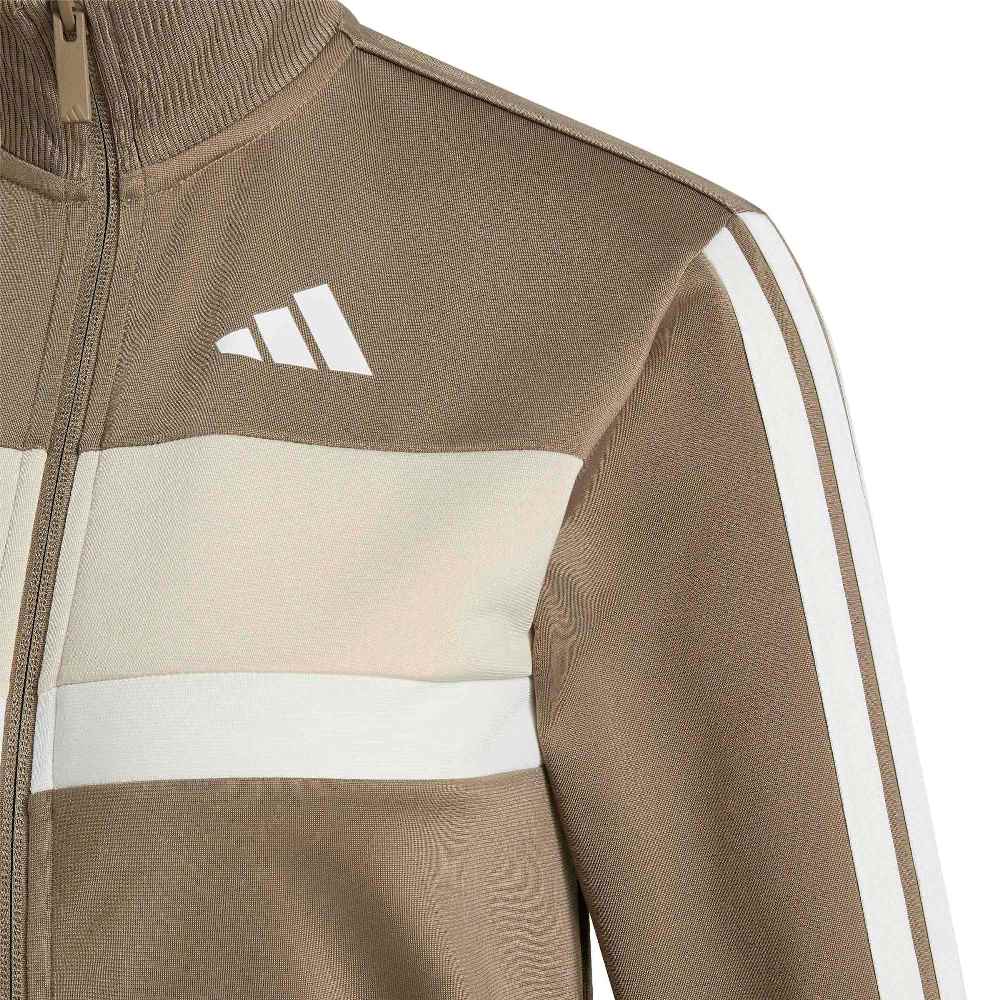 ADIDAS YOUTH SEASONAL ESSENTIALS TIBERIO 3 STRIPES TRICOT TRACKSUIT