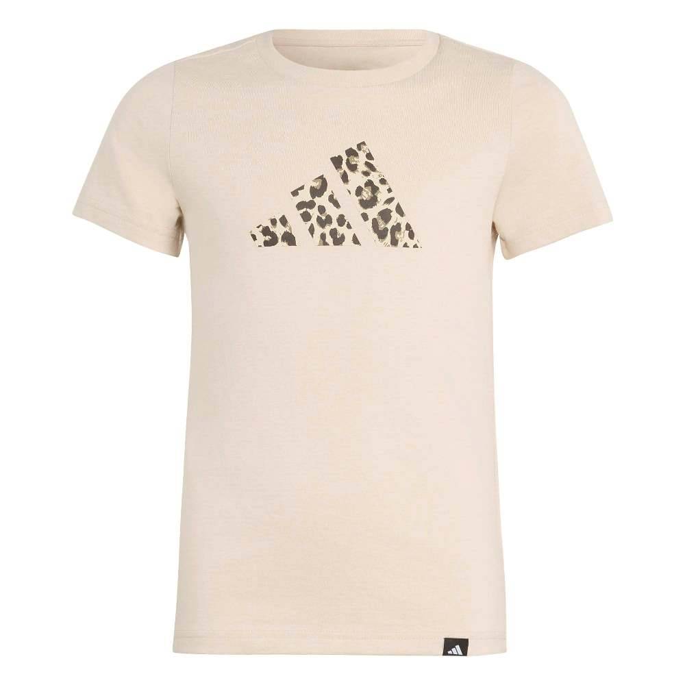 ADIDAS GIRLS ANIMAL PRINT GRAPHIC T-SHIRT