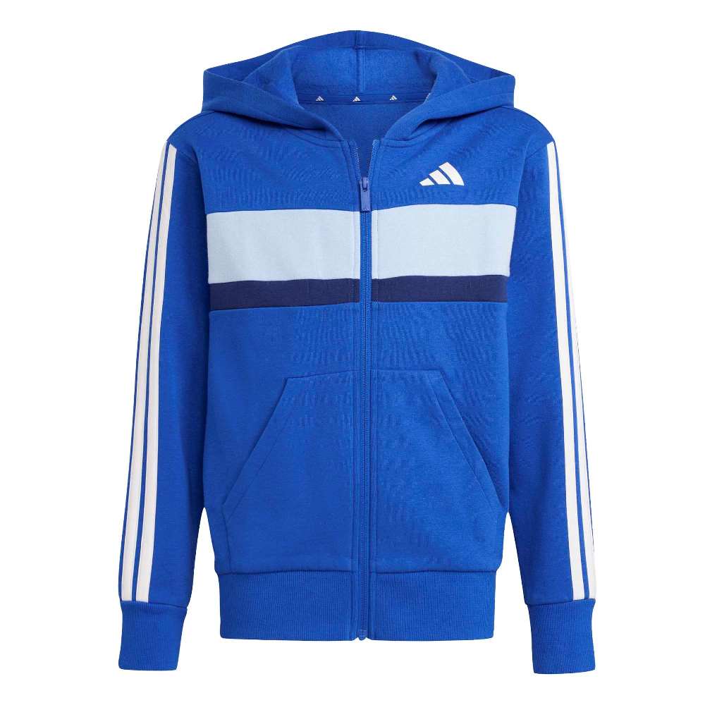 ADIDAS YOUTH SEASONAL ESSENTIALS TIBERIO 3 STRIPES FLEECE TRACKSUIT