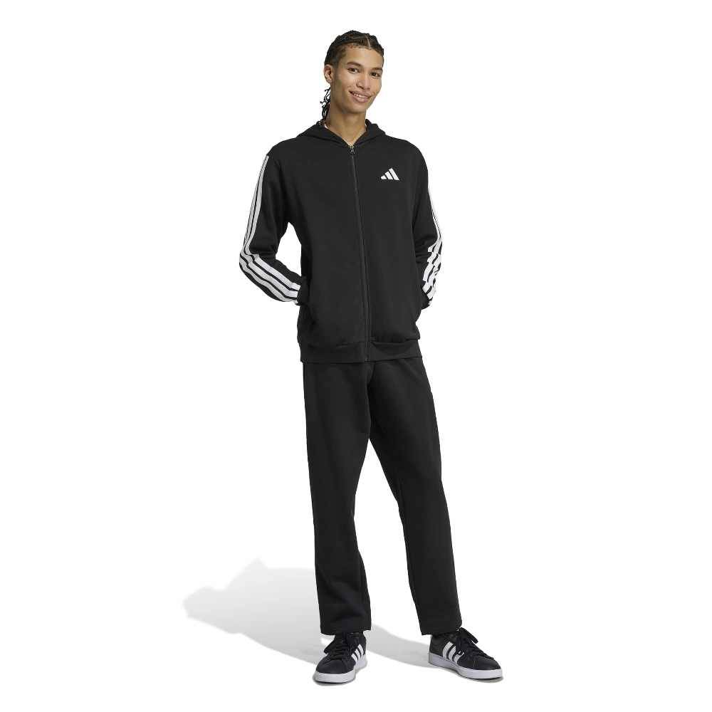ADIDAS M 3-STRIPES FLEECE HOODED TRACKSUIT