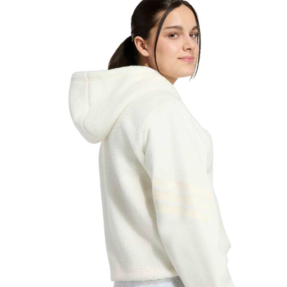 ADIDAS GIRLS FUTURE ICONS FULL ZIP HOODED JACKET