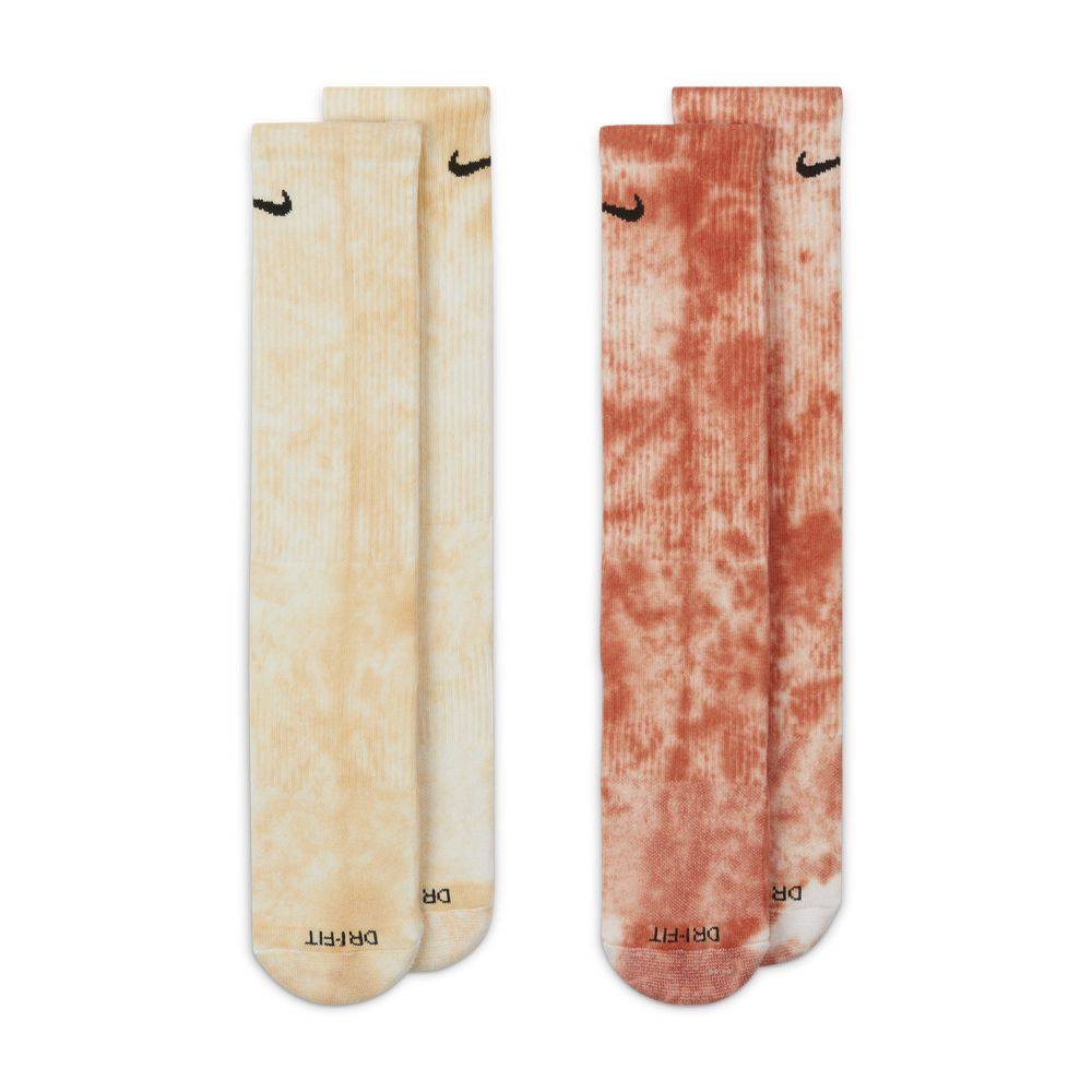 NIKE EVERYDAY PLUS CUSHIONED CREW TIE-DYE 2-PAIRS