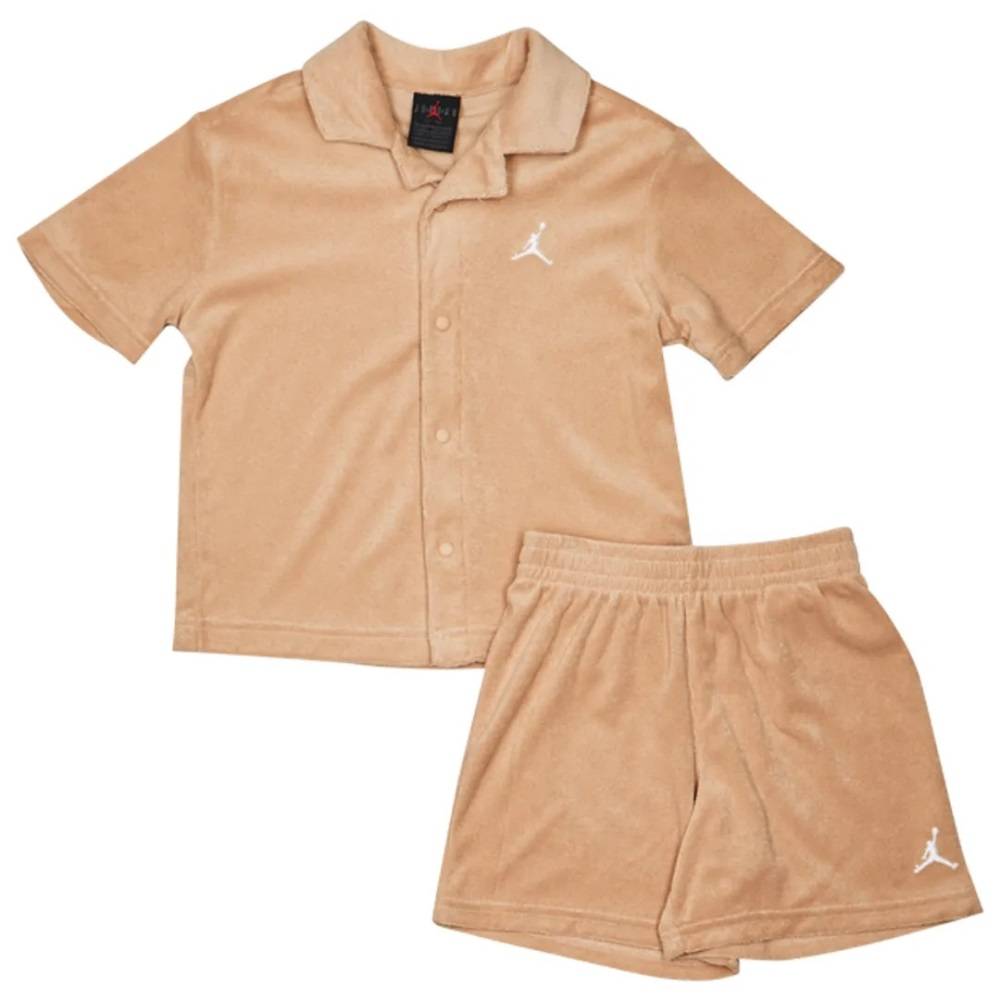 NIKE JORDAN INFANT BOYS TERRY CLOTH CAMP SET