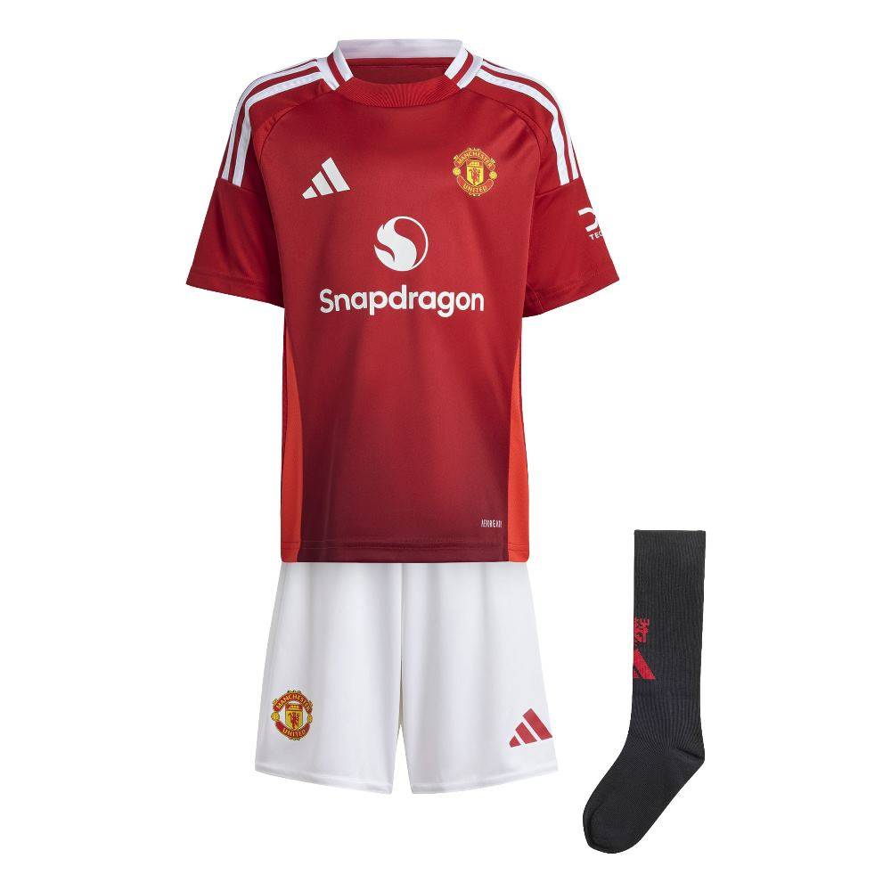 ADIDAS LITTLE KIDS MANCHESTER UNITED 2024/2025 HOME SET