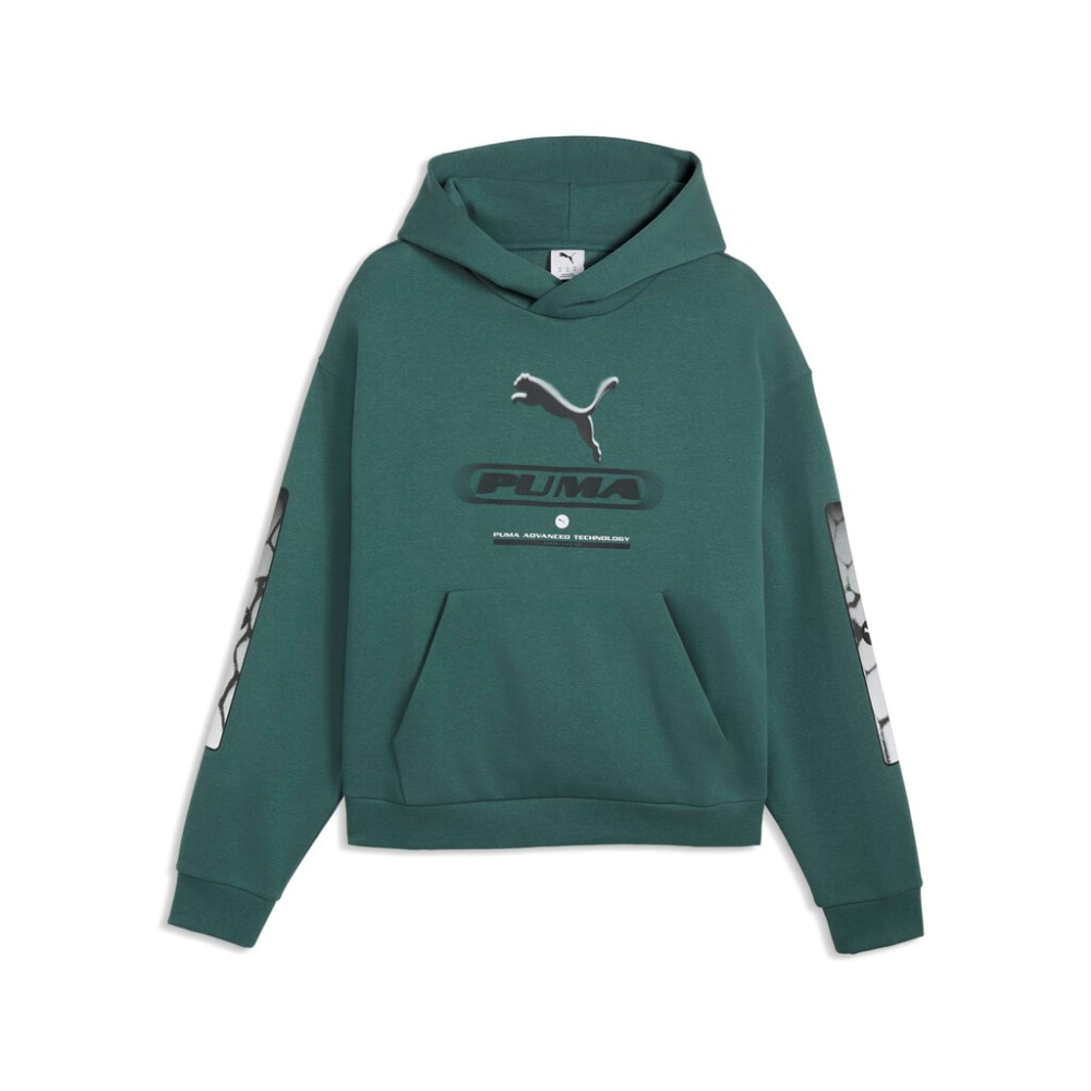 PUMA SPORT STREET BOXY GRAPHIC HOODIE FL