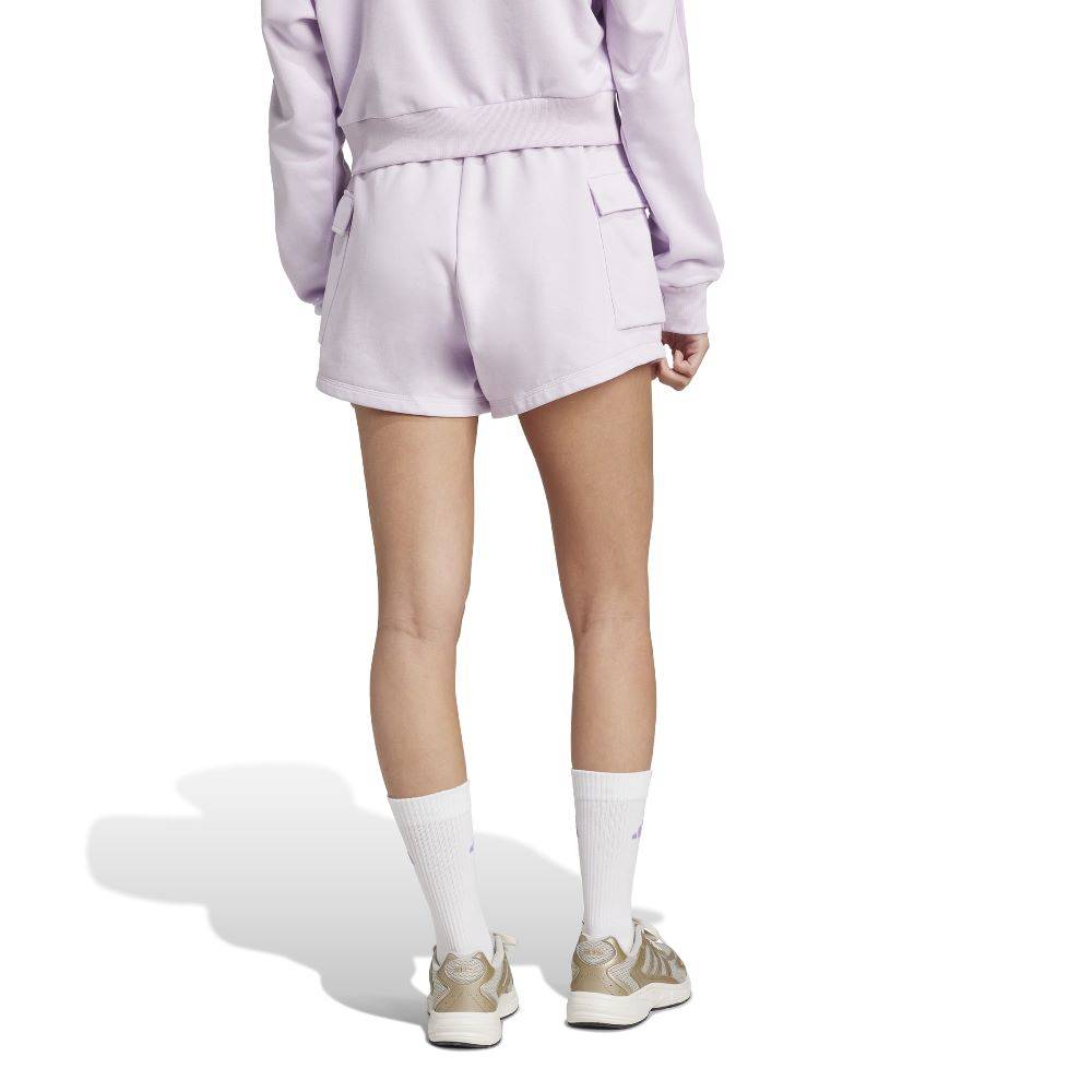 ADIDAS ESSENTIALS SMALL LOGO FRENCH TERRY CARGO SHORTS