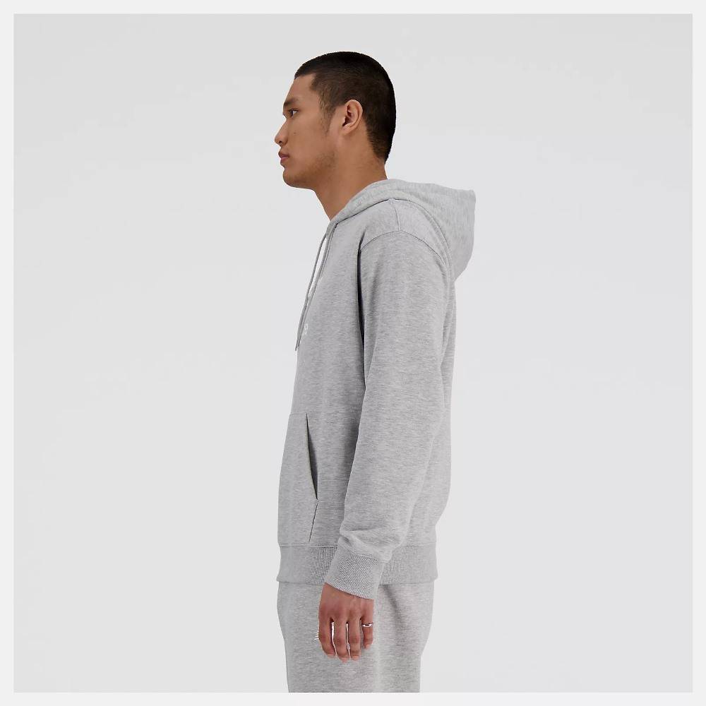 NEW BALANCE STACKED LOGO FRENCH TERRY HOODIE