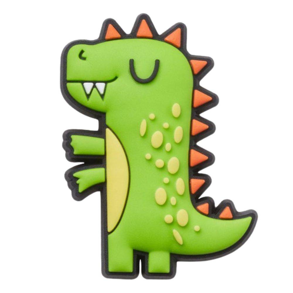 CROCS GREEN DINO JIBBITZ