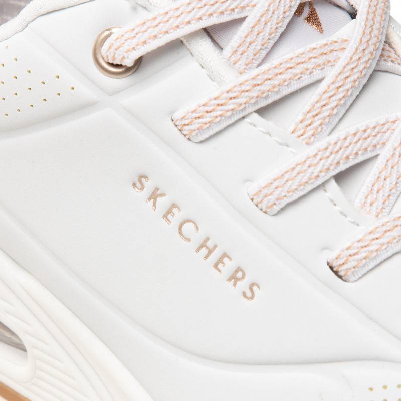 SKECHERS WOMENS SHIMMER AWAY SNEAKERS