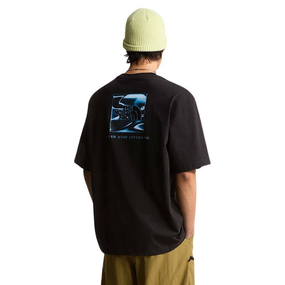 THE NORTH FACE M LIQUID BOX NSE OVERSIZE SHORT SLEEVE TEE GRAPHIC