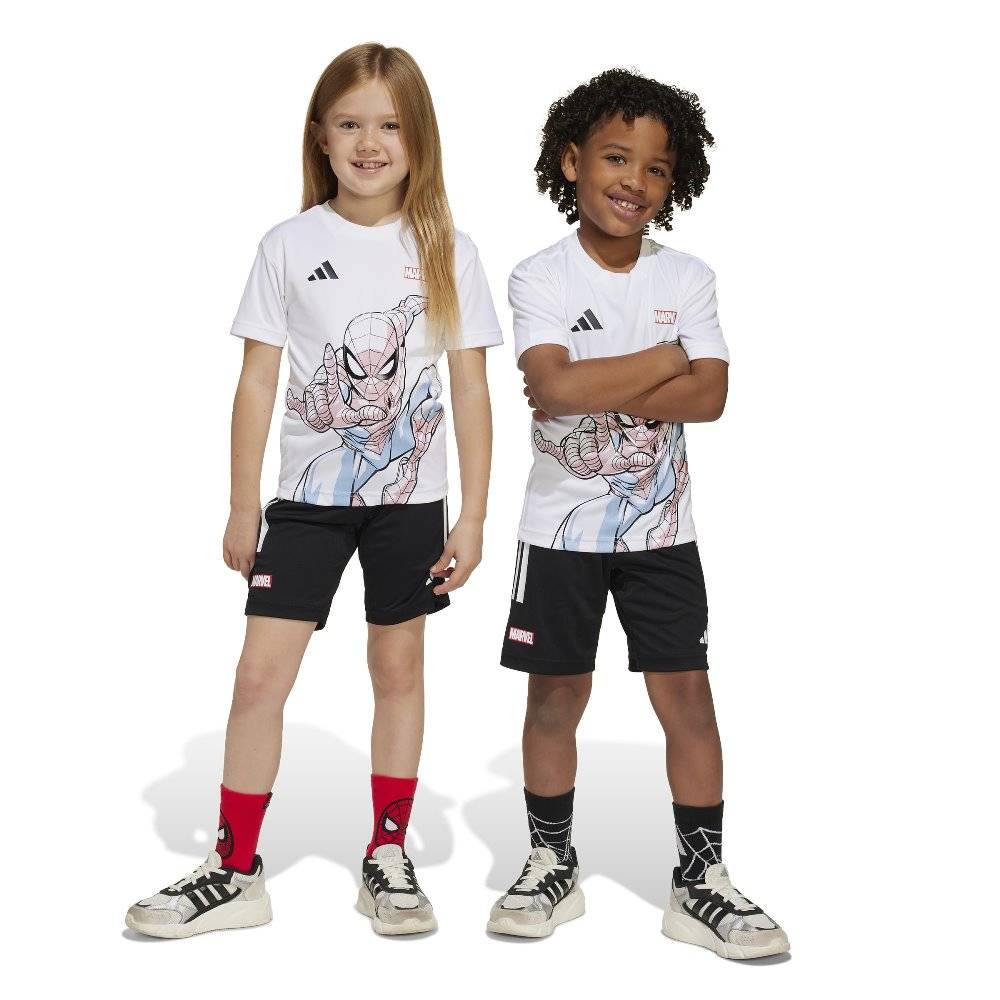 ADIDAS LITTLE KIDS MARVEL SPIDER-MAN T-SHIRT SET