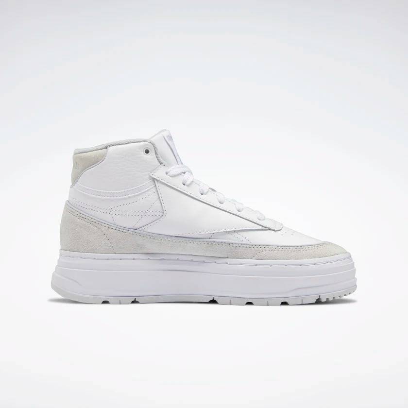 REEBOK CLUB C GEO MID WOMENS SHOES