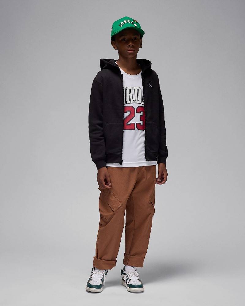 NIKE JORDAN BOYS MJ BRKLN FLC FZ