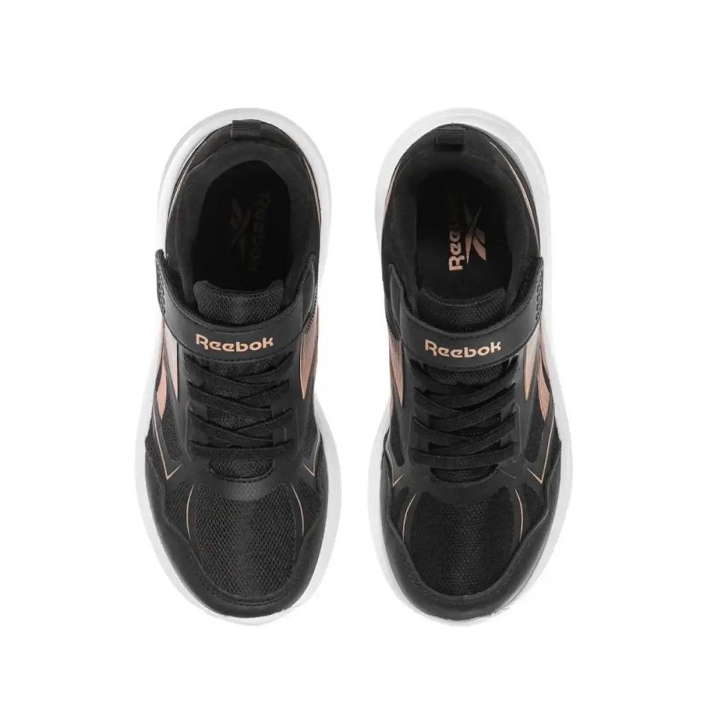 REEBOK CHILDREN GIRL'S RUSH RUNNER 6.0 ELASTIC LACE TOP STRAP SHOES