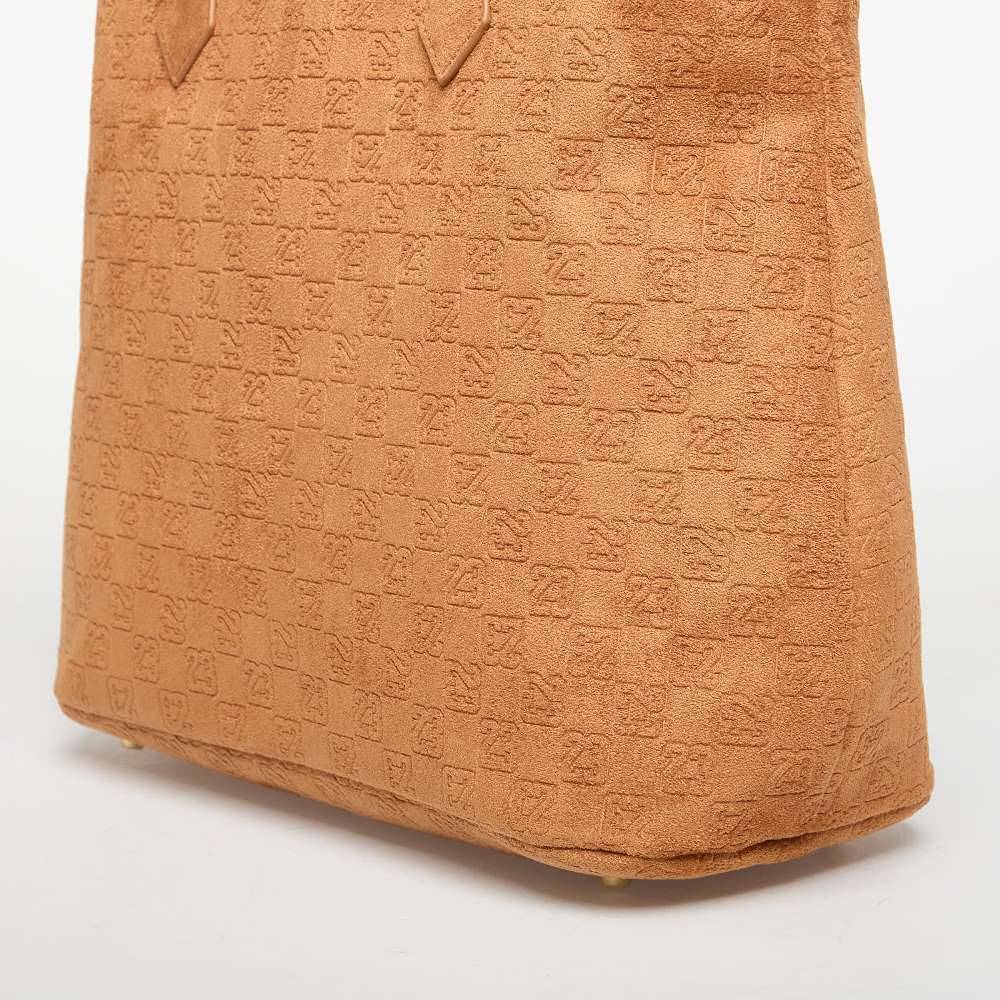 NIKE JORDAN SUEDE MONOGRAM TOTE
