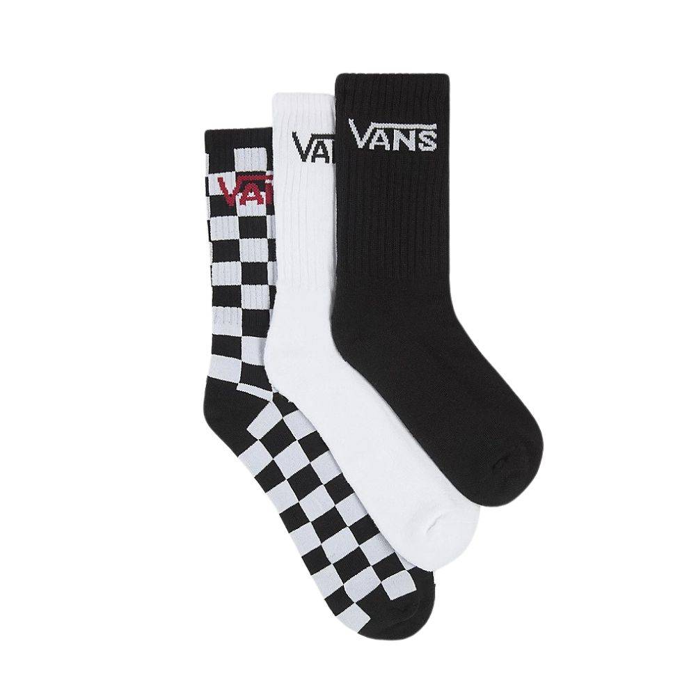 VANS CLASSIC VANS CREW KIDS SOCKS (3 PAIRS)