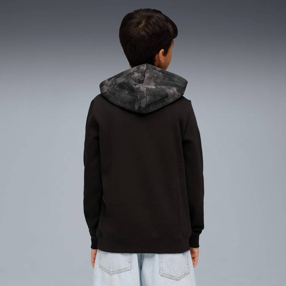 PUMA ESS CAMO HOODIE FLEECE B
