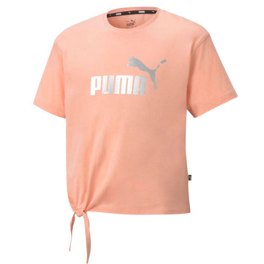 PUMA ESSENTIALS+ LOGO SILHOUETTE GIRLS TEE