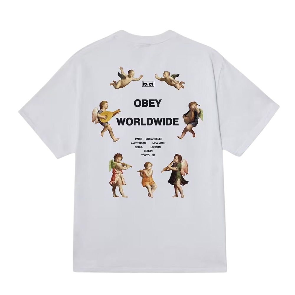 OBEY ANGELS ABOVE TEE