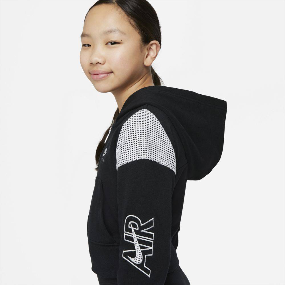 NIKE NSW GIRLS FRENCH-TERRY FULL ZIP HOODIE