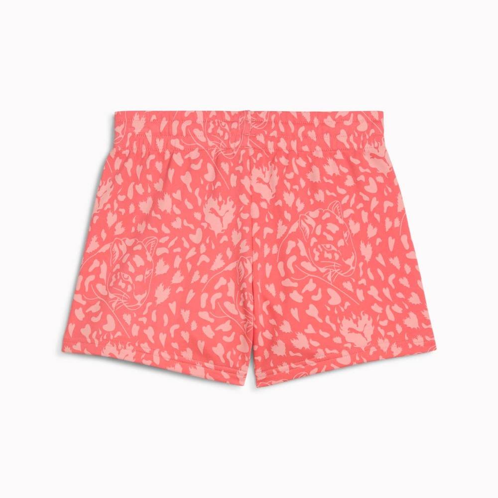 PUMA FLAMING LOVE AOP HIGH WAIST SHORTS TR G