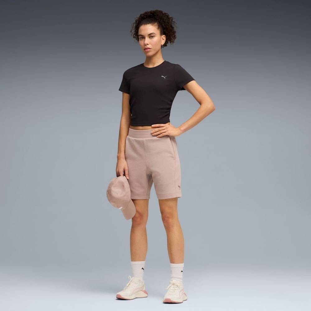 PUMA W CLOUDSPUN RIB TEE
