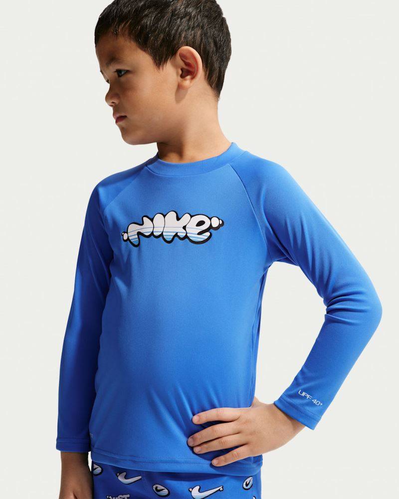 NIKE SWIM SET LITTLE BOYS LONG SLEEVE TOP & SHORT 2 PIECE SET