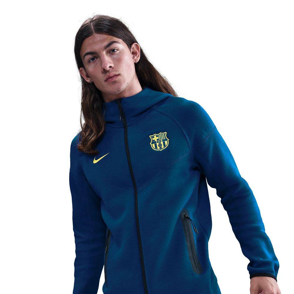 NIKE BARCELONA TECH FLEECE FULL-ZIP HOODIE
