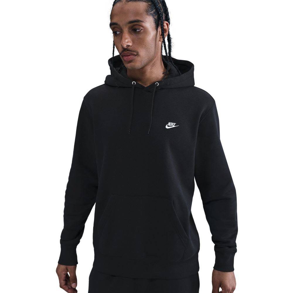 NIKE CLUB BRUSHED FLEECE PULLOVER HOODIE