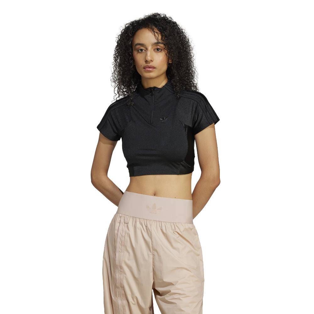 ADIDAS ORIGINALS ZIP UP CROP TOP