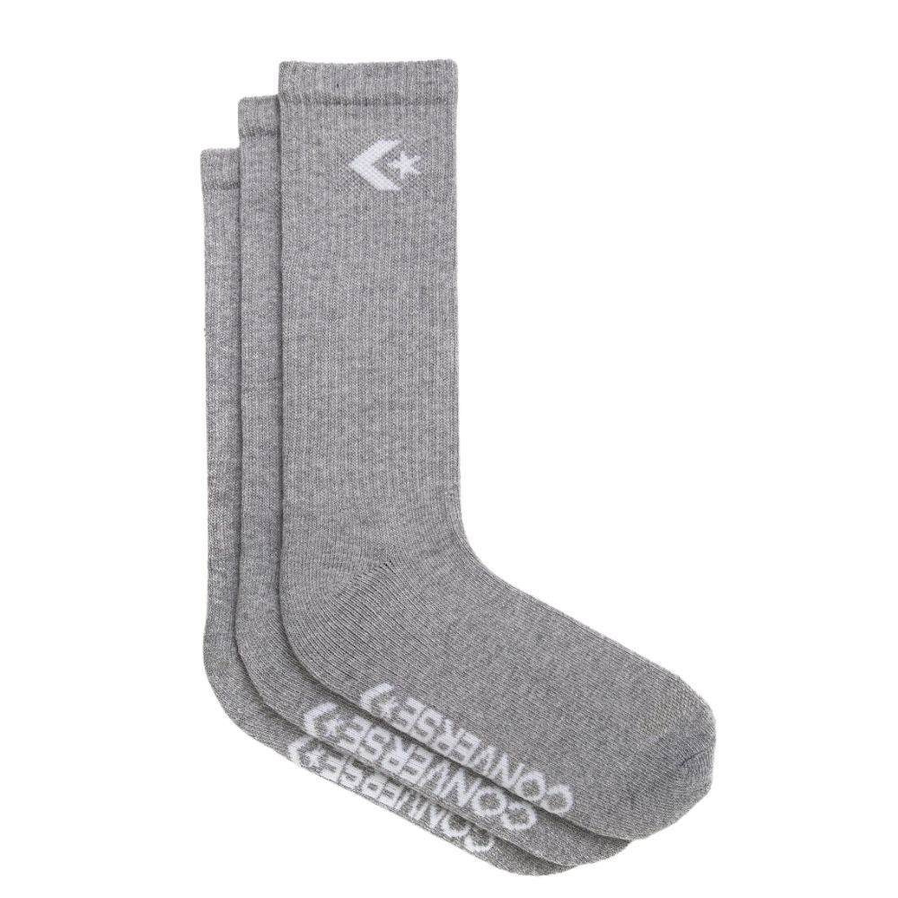 CONVERSE CLASSIC STAR CREVRON CREW 3-PACK SOCKS