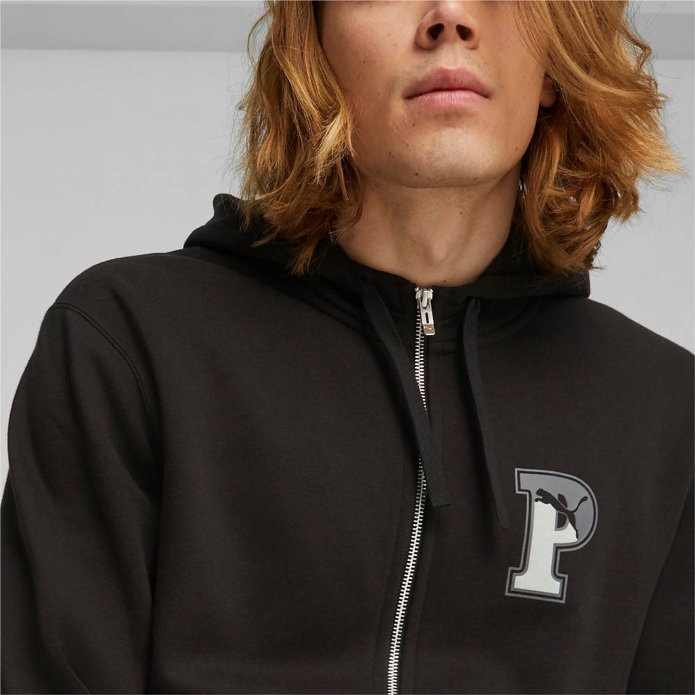 PUMA SQUAD FULL-ZIP FLEECE HOODIE