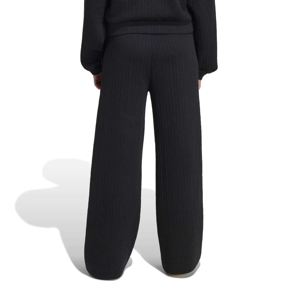ADIDAS ORIGINALS GIRLS LOOSE WIDE LEG PADDED RIB PANTS