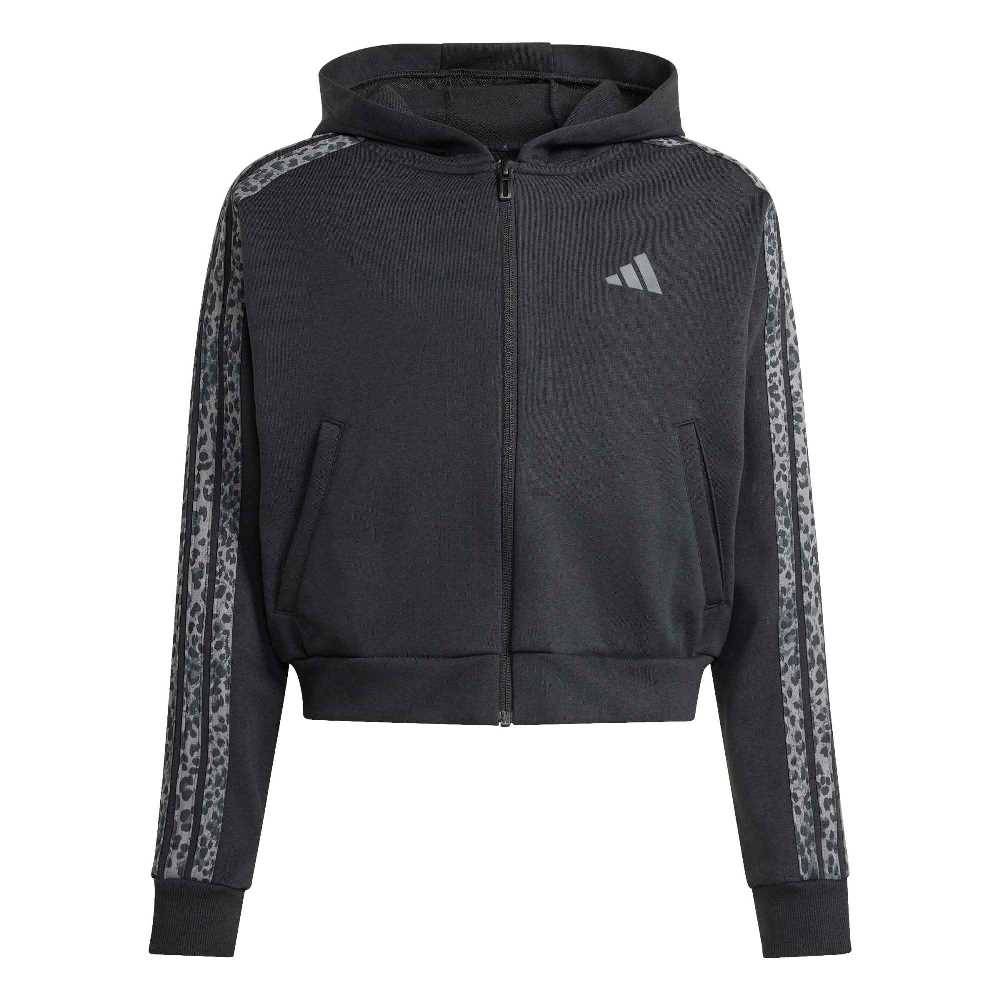 ADIDAS GIRLS SEASONALS ANIMAL FULL ZIP HOODIE