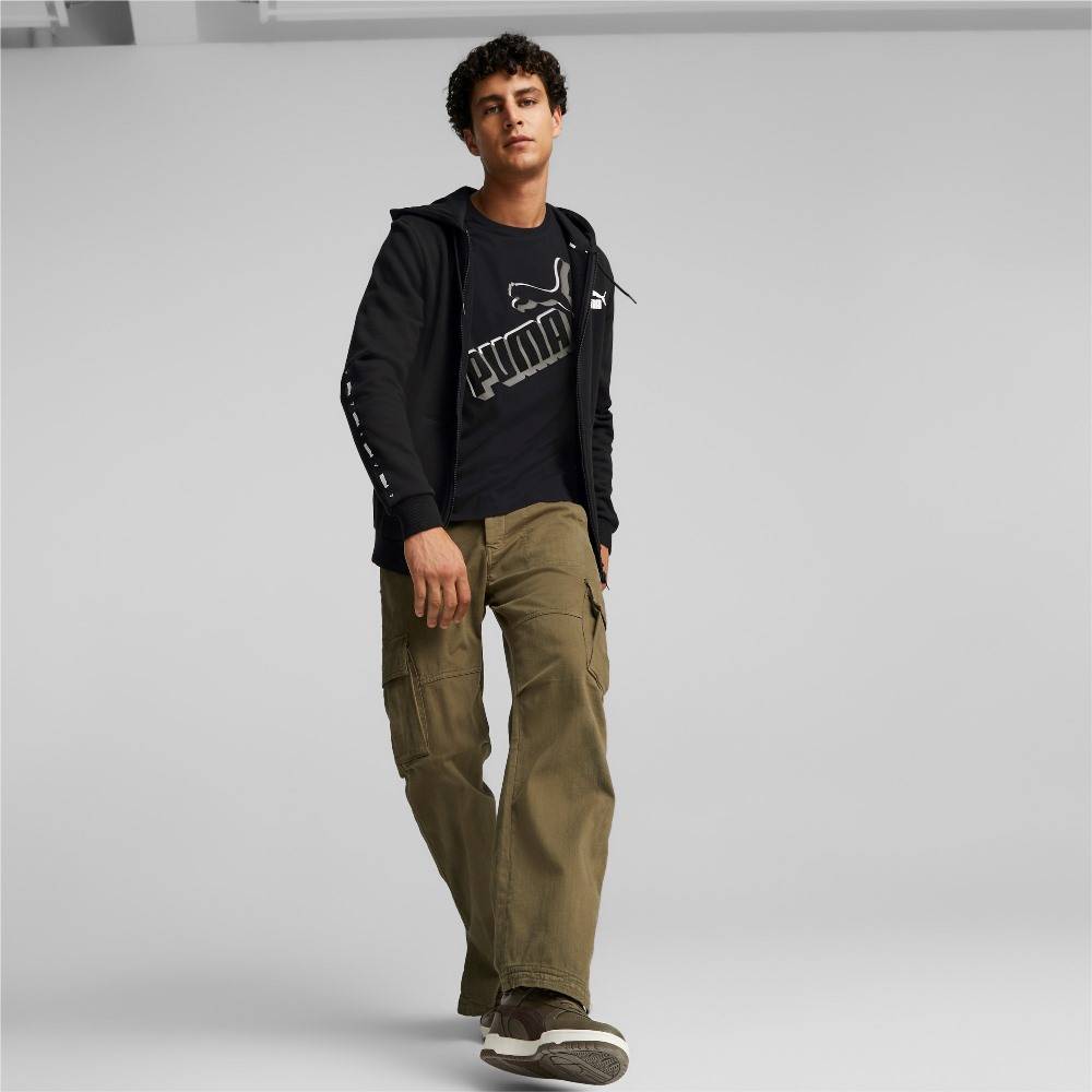 PUMA ESSENTIALS TAPE FULL-ZIP HOODIE