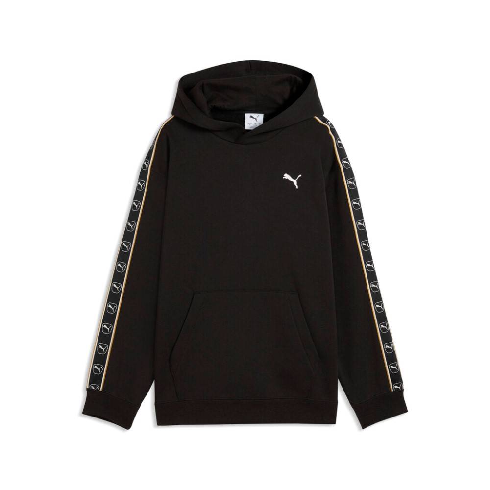 PUMA ESS ELEVATED TAPE RELAXED HOODIE FL B