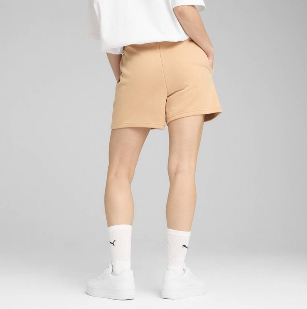 PUMA ESS SMALL NO. 1 LOGO 5'' HIGH-WAIST SHORTS TR (S)