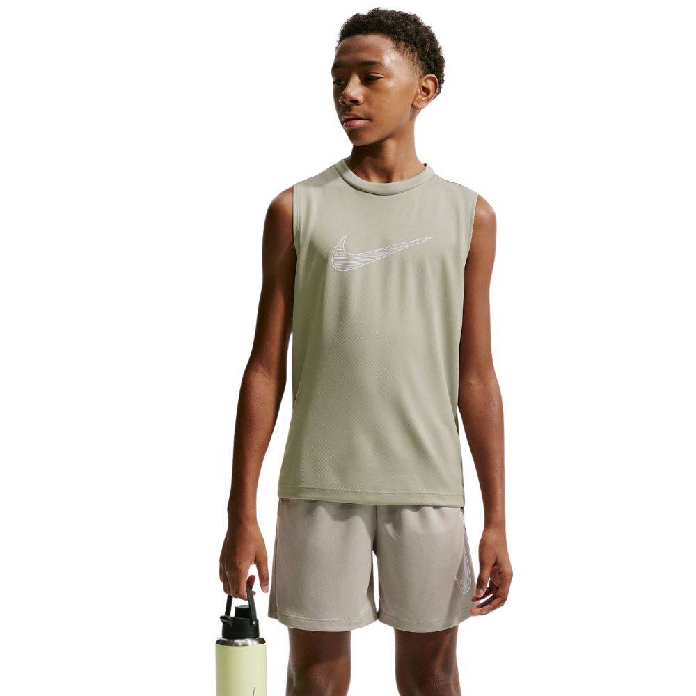 NIKE KIDS DRI-FIT SLEEVELESS HYBRID TOP