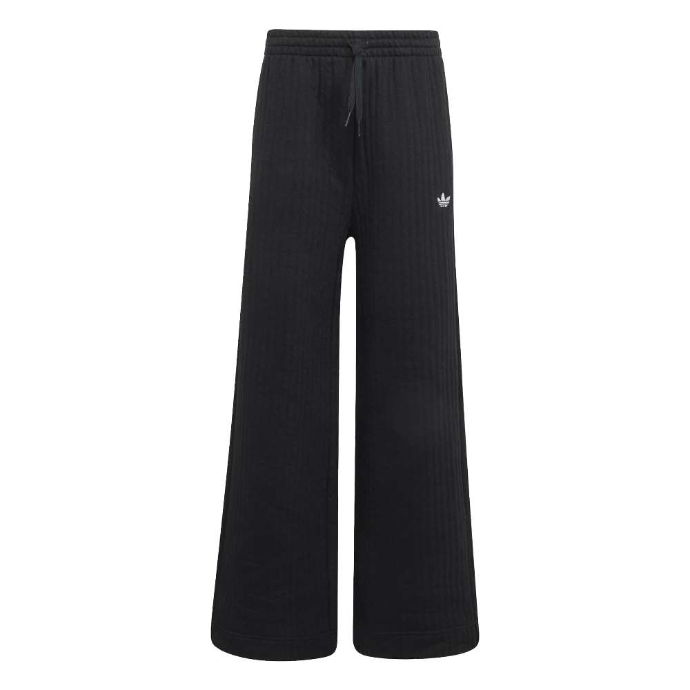 ADIDAS ORIGINALS GIRLS LOOSE WIDE LEG PADDED RIB PANTS