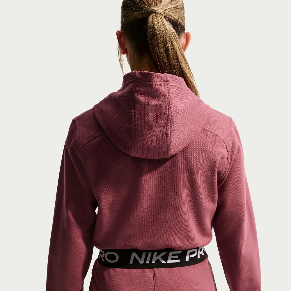 NIKE PRO DRI-FIT FULL-ZIP GIRL HOODIE