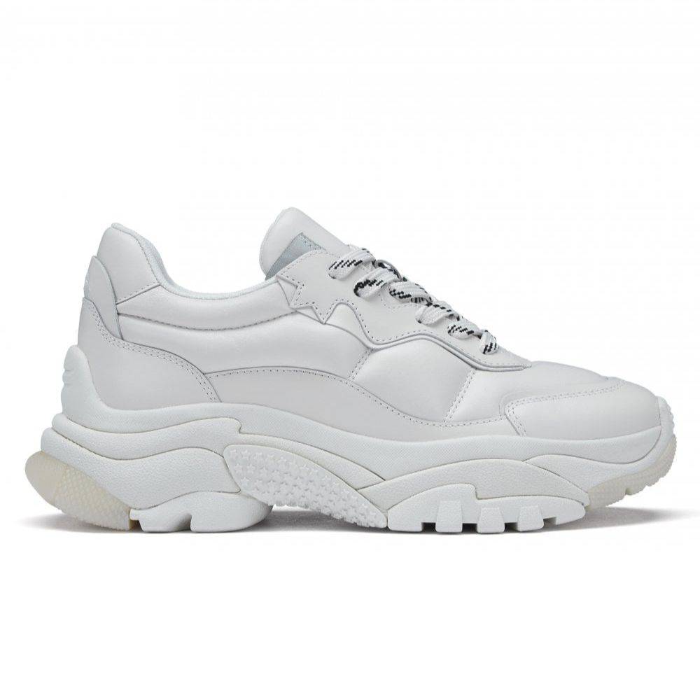 ASH AIR PLATFORM LEATHER SNEAKERS