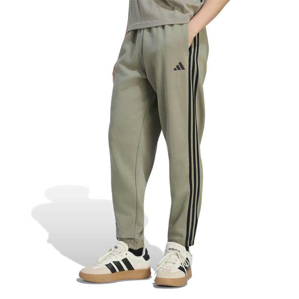 ADIDAS M ESSENTIALS 3-STRIPES FLEECE TAPERED CUFFED PANTS