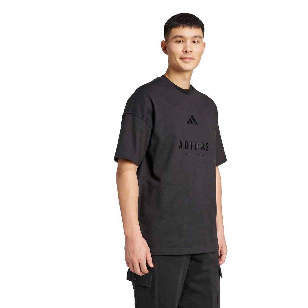 ADIDAS M ALL SZN EMBROIDERED GRAPHICS T-SHIRT