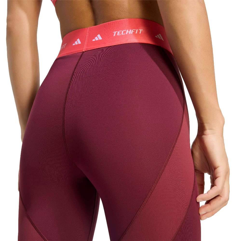 ADIDAS TECHFIT WORKOUT COLOR BLOCK 7/8 LEGGINGS