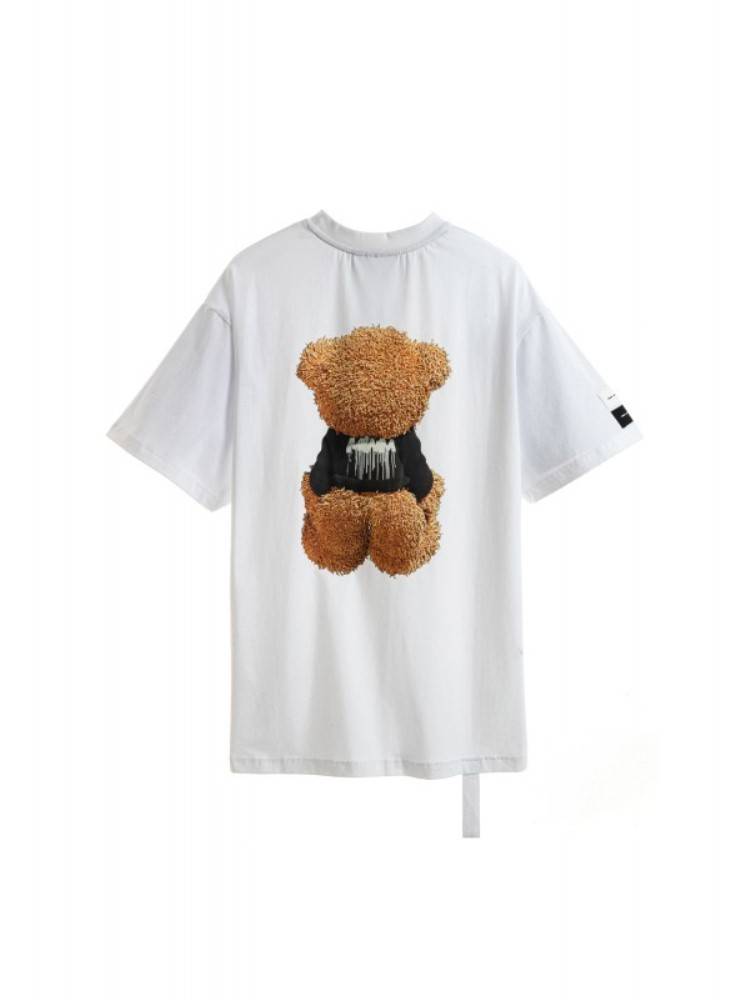 MWM TEDDY BEAR PRINT OVERSIZED TEE