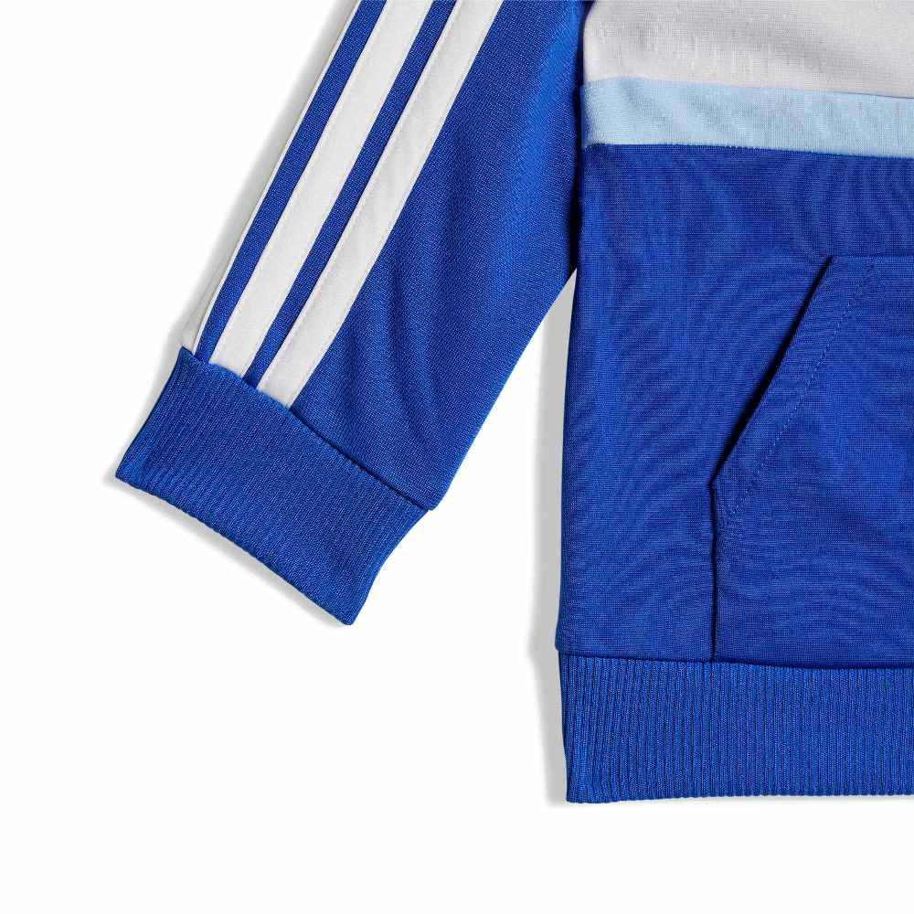 ADIDAS INFANT SEASONAL ESSENTIALS TIBERIO 3 STRIPES TRICOT TRACKSUIT