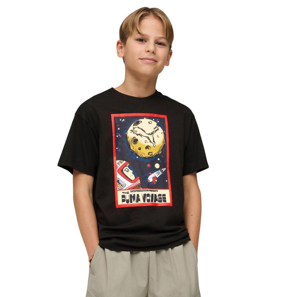 PUMA GRAPHIC RELAXED PUMA VOYAGE TEE B